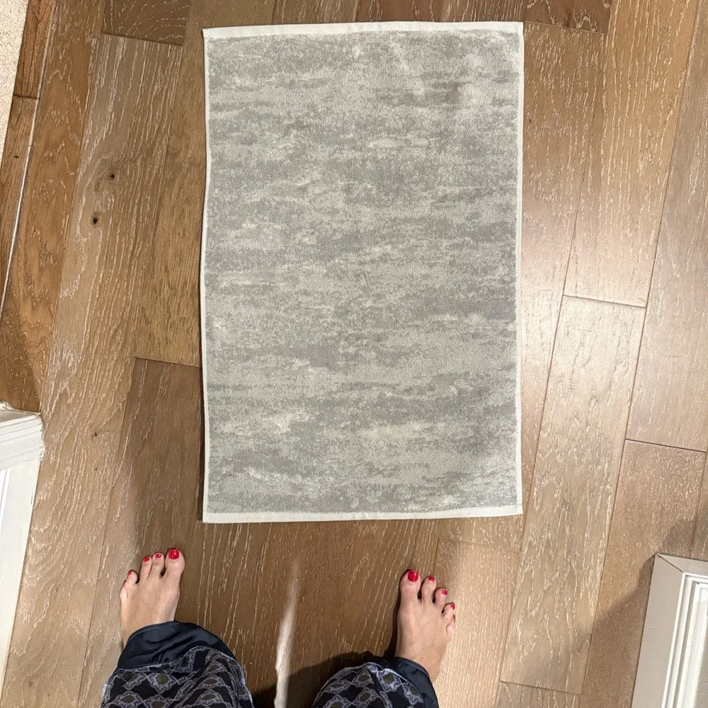 Hotel Collection Turkish Cotton Gray Hand Towel